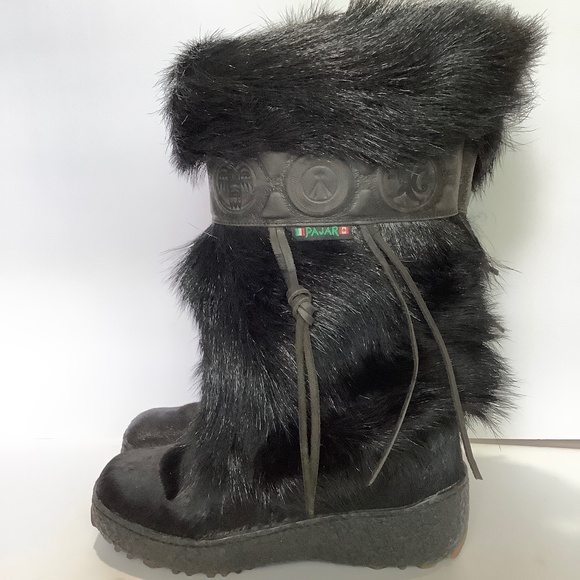 Pajar Goat Fur winter snow boots 39 - Picture 1 of 16